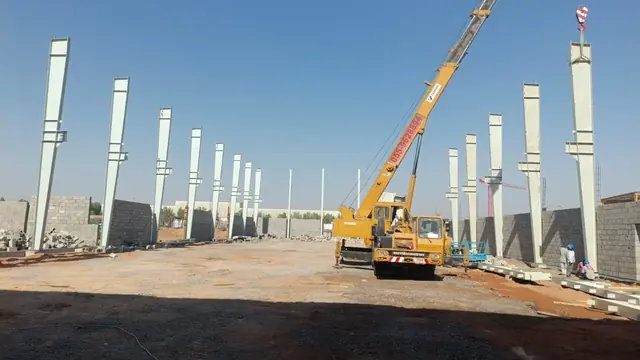 Industrial Steel Structure Construction — AL Technical Building Contracting project photograph