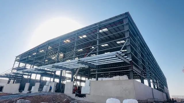 Structural Steel Building Frame — AL Technical Building Contracting project photograph