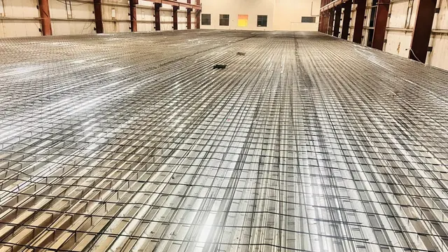 Reinforcement Steel for Floor Slab — AL Technical Building Contracting project photograph