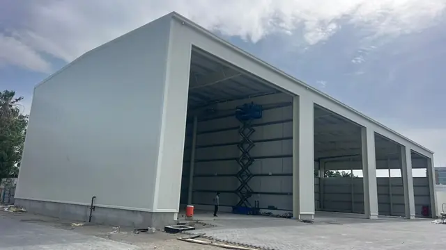 Warehouse Building Construction — AL Technical Building Contracting project photograph