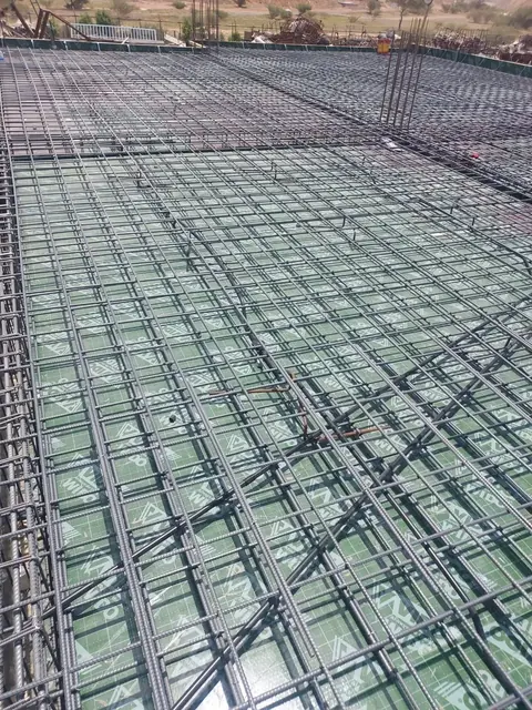 Reinforcement Grid Installation — AL Technical Building Contracting project photograph